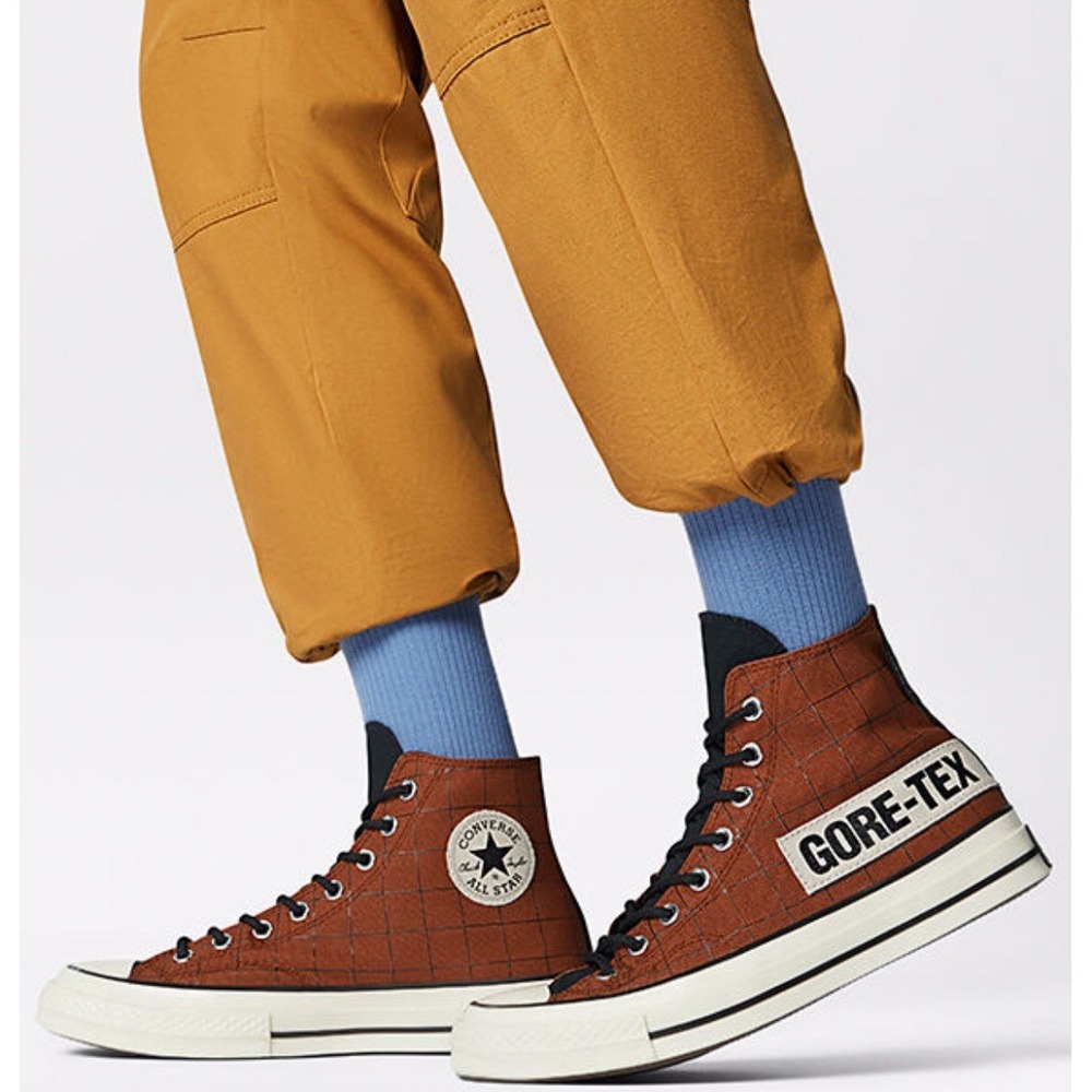 Converse Chuck‎ 70 GTX 171442c CEDAR BARK/EGRET/BLACK Shoes Mens 8.5 Womens 10.5